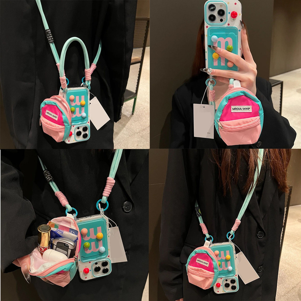 M-Shaped เหมาะสําหรับ Apple 15 เคสโทรศัพท์ 14/13 รูปแบบ 13promax Halter คอ 11 กันกระแทก iPhone12 นุ่