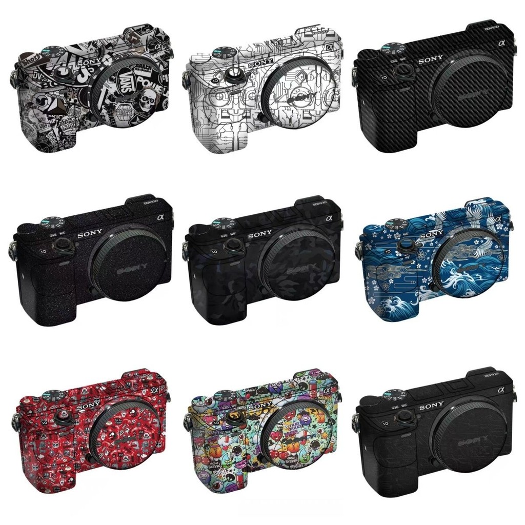 Sony A6300 A6400 สติกเกอร์กล้อง A6000 ฟิล์ม A6500 A6600 A6700 ฟิล์มเลนส์ฟิล์มคลุมทั้งหมด