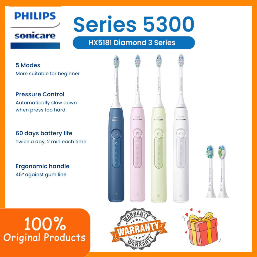 HX5181 Diamond 3 series /HX5171/HX516 แปรงสีฟันไฟฟ้าสําหรับผู้ใหญ่HT99 MNOE