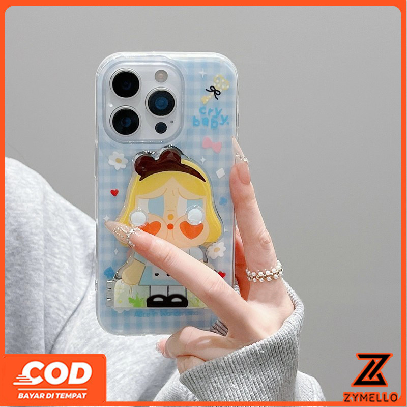 เหมาะสําหรับ Samsung A07 A17 A06 A55 A05S A54 A52 A12 A35 A25 A24 A13 A03 A73 S21FE S23FE S24FE S25ultra A50 A15 A14 น่ารักร้องไห้เคสโทรศัพท์กันกระแทกTPUเด็ก