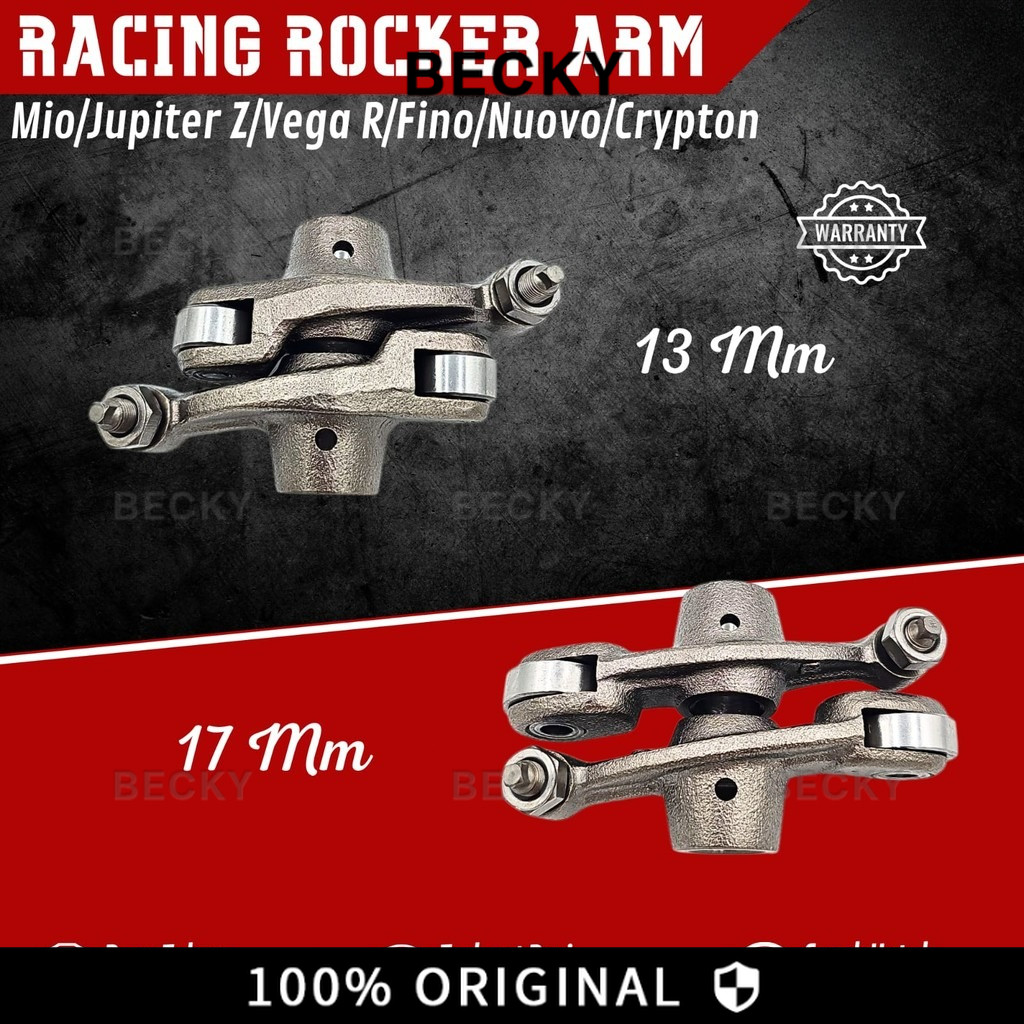 BECKY TEMPLAR วาล์ว TRIGGER ROLLER ROCKER ARM RRA 13 17 MM MIO JUPITER Z VEGA FINO NUOVO AH1 RACING 