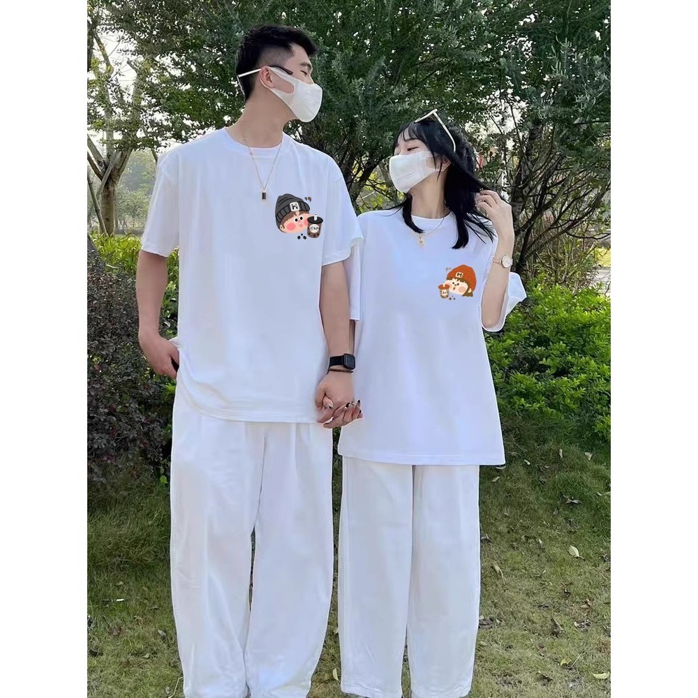 COD 2025 Special Internet Celebrity Couple Outfit Design 2025 New Trendy Niche Summer One Male One F