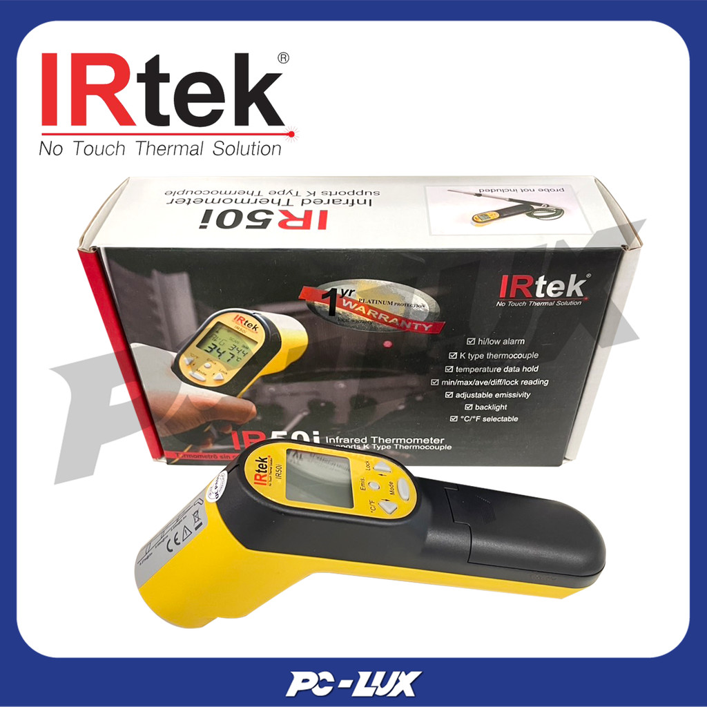 IRTEK เทอร์โมมิเตอร์แบบอินฟราเรด รุ่น IR50I