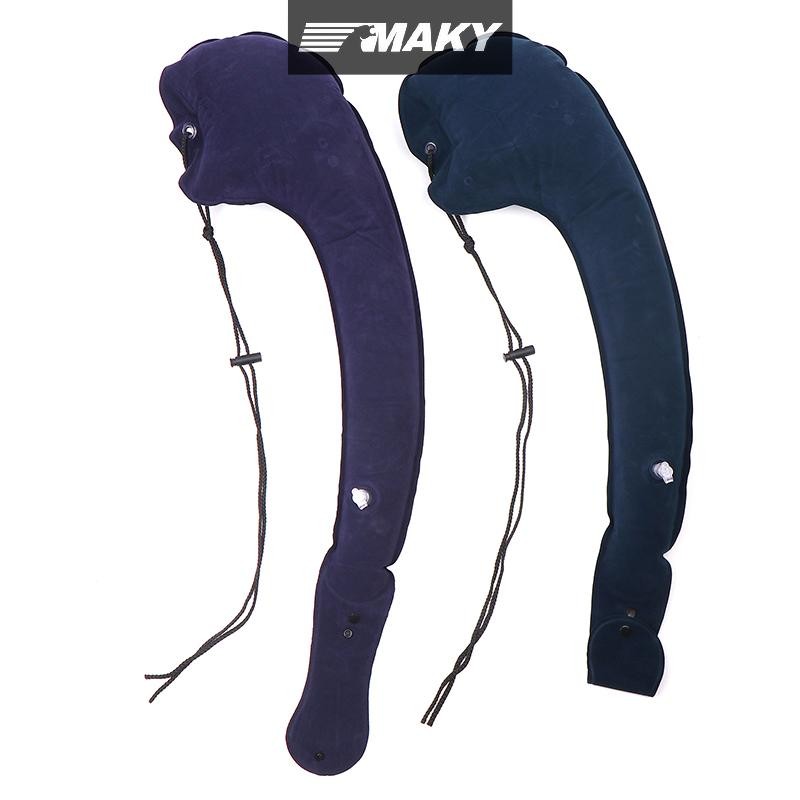 LLPH หมอน PVC Inflatable Air แบบพกพา Headrest คางเบาะสําหรับ Travel Rest ด้านข้าง Sleeping คอ Nap หม