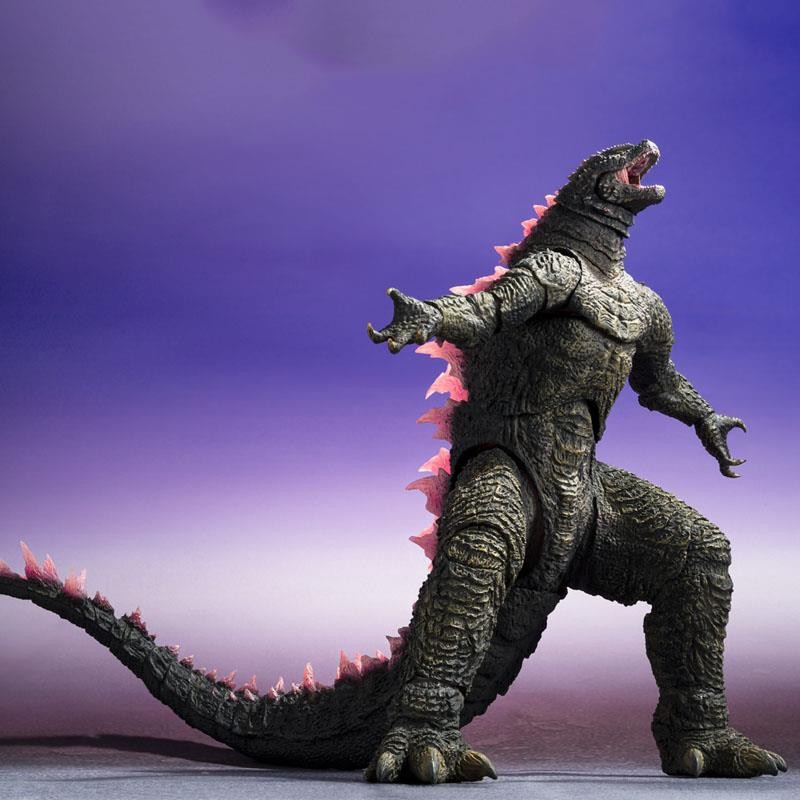 SHM Godzilla Toy Ra vs. คิงคอง2กลสามหัวมังกรเลือดปีศาจที่สามารถเคลื่อนย้ายมอนสเตอร์ไดโนเสาร์รุ่นเครื