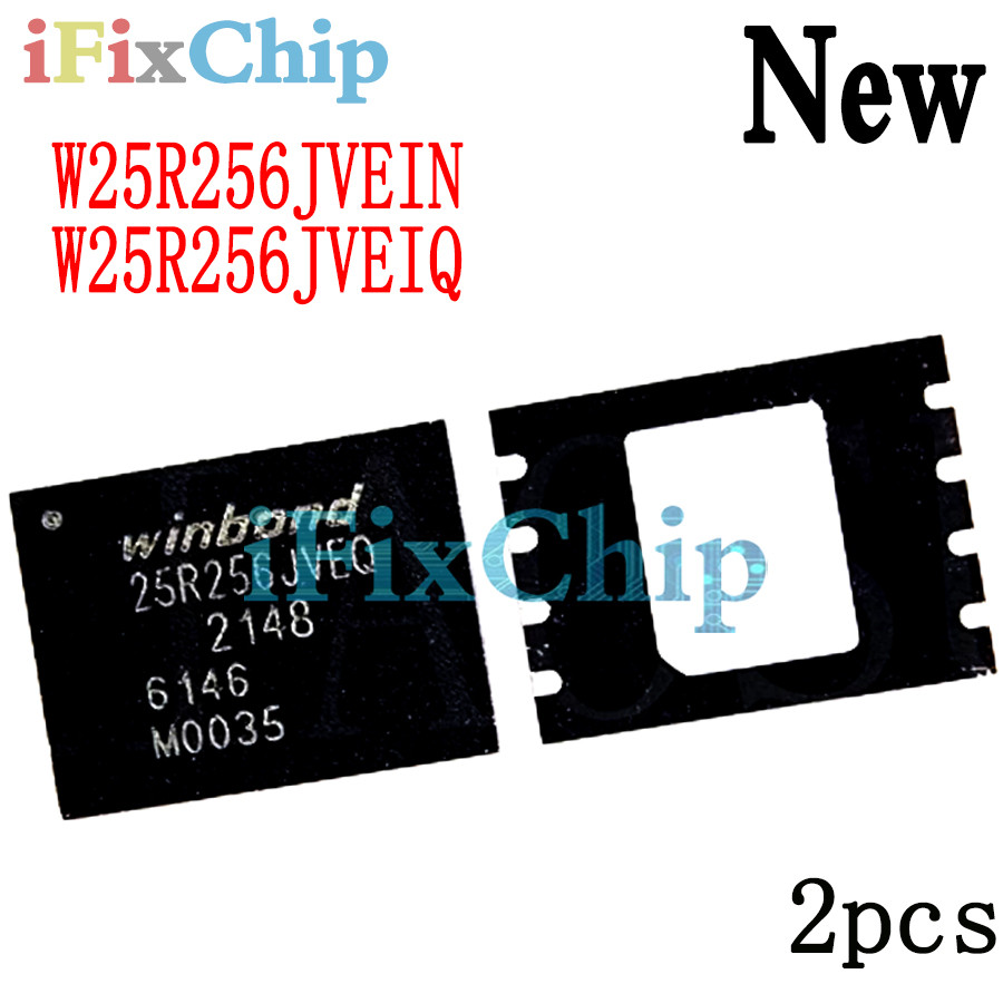 2PCS ยี่ห้อใหม่ W25R256JVEIQ 25R256JVCQ 25R256JVEN W25R256JVEIN WSON8