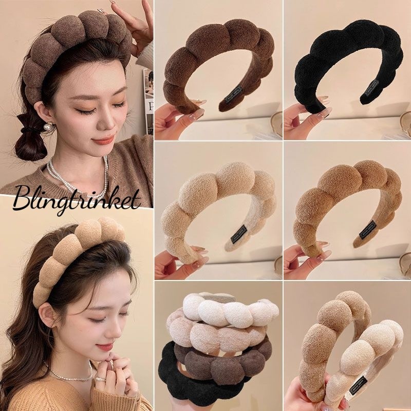 BlingTrinket 🥰🥰 hair band ที่คาดผมฟองน้ำรูปเมฆ มีหลายสีให้เลือก ราคาถูก หวานและน่ารัก เหมาะสำหรับใช้ในชีวิตประจำว