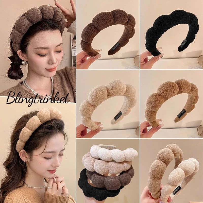 BlingTrinket 🥰🥰 hair band ที่คาดผมฟองน้ำรูปเมฆ มีหลายสีให้เลือก ราคาถูก หวานและน่ารัก เหมาะสำหรับใช้ในชีวิตประจำว