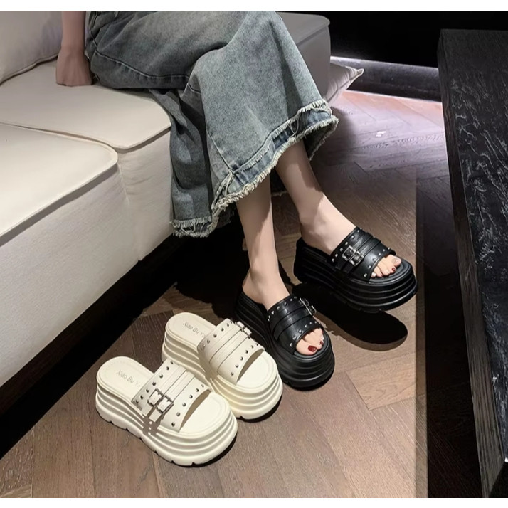 civicera รองเท้าแตะเปิดส้นเข้าใหม่ แฟชั่นมาแรง มี2สี พื้นนุ่ม ใส่สบายไม่เจ็บเท้า พร้อมส่งในไทย รุ่น BR534 ราคา ถูกที่สุด ดีลบีเคเค แกลเลอรีภาพที่ 2