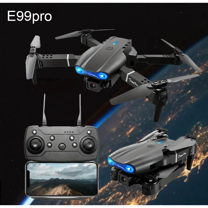 ที่ขายดีที่สุด E99 Pro Drone Quadcopter Hd Photography Drone ระดับความสูงสูงคงที่เฮลิคอปเตอร์ของเล่น