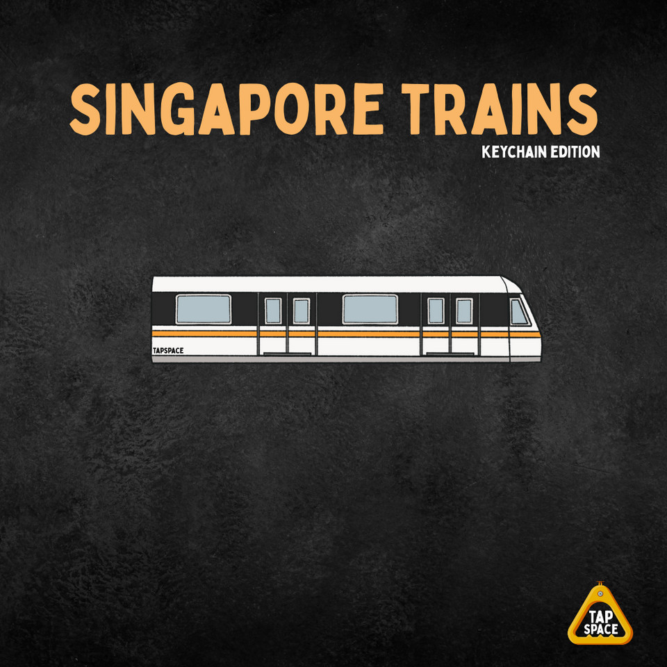 T251 Thomson-East Coast Line MRT พวงกุญแจรถไฟ
