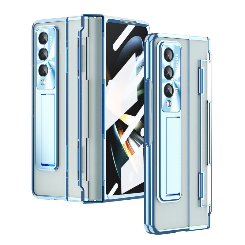 ใหม่สําหรับ Samsung Galaxy Fold 7 Casing Fold7/6/5/4/3 Electroplated Flat Hade Phone Case