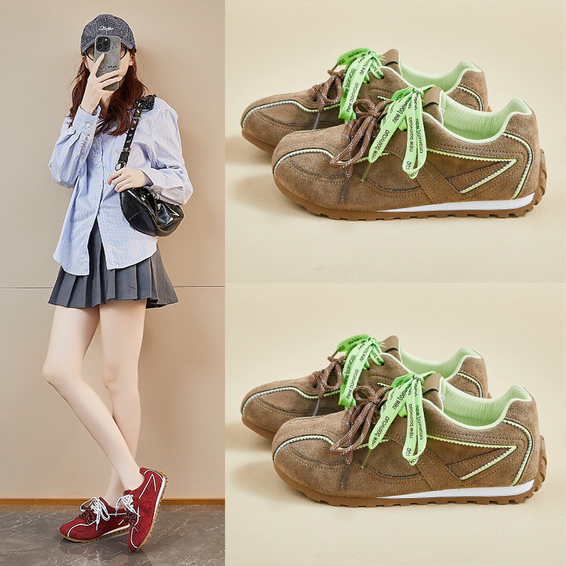 [Spot Free Shipping] Women's Shoes Sports Casual Shoes Non-slip Increased Korean New Forrest Gump Sh