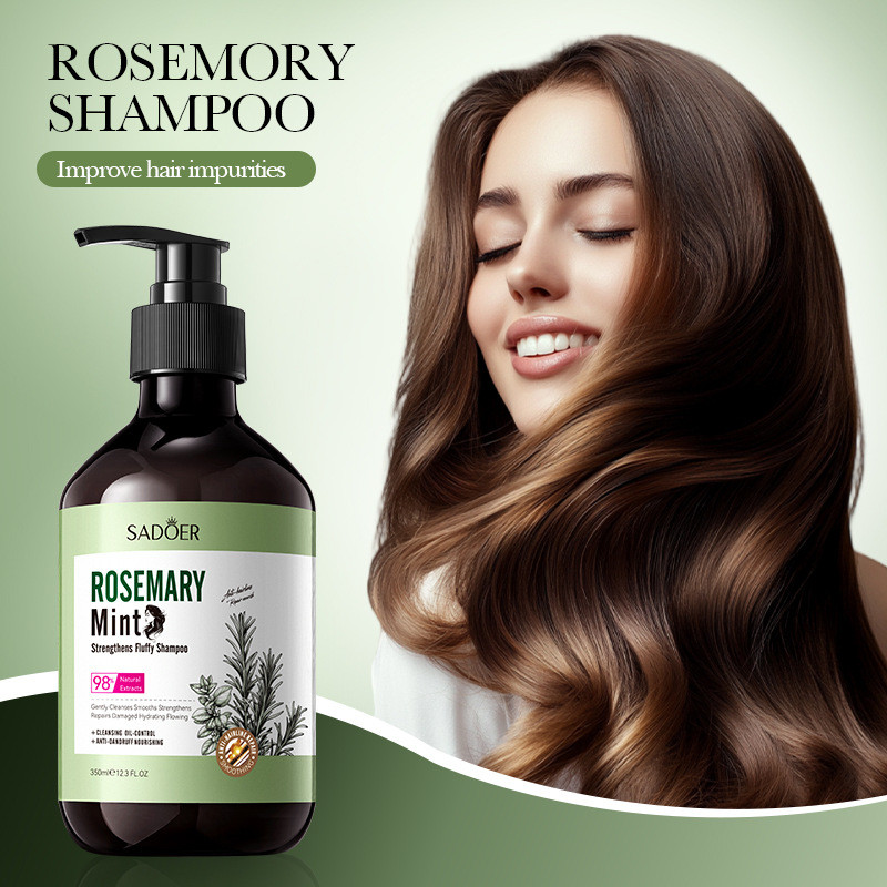 Mint Rosemary Fluffy Shampoo Strengthening Shampoo
