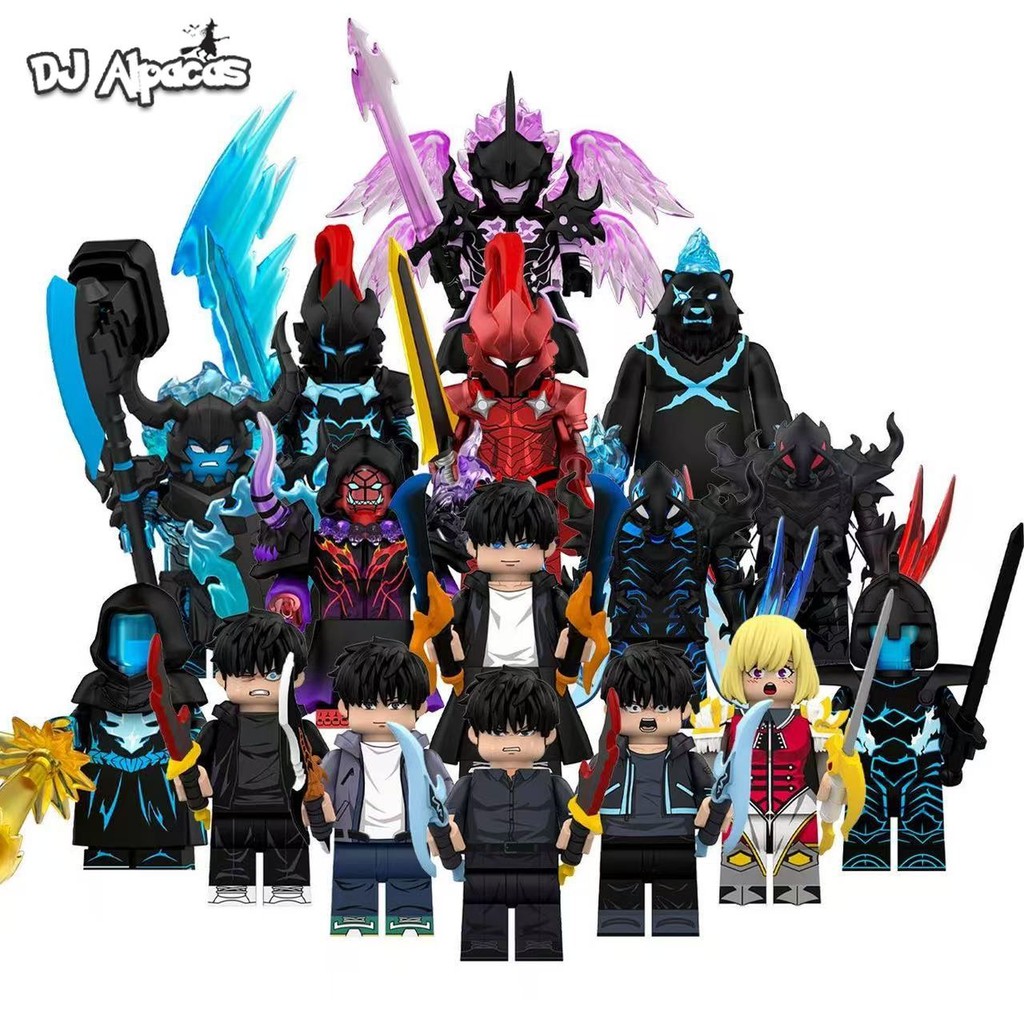 มินิฟิกเกอร์ของเล่น Bellion Solo lron Leveling ตุ๊กตาสะสม
