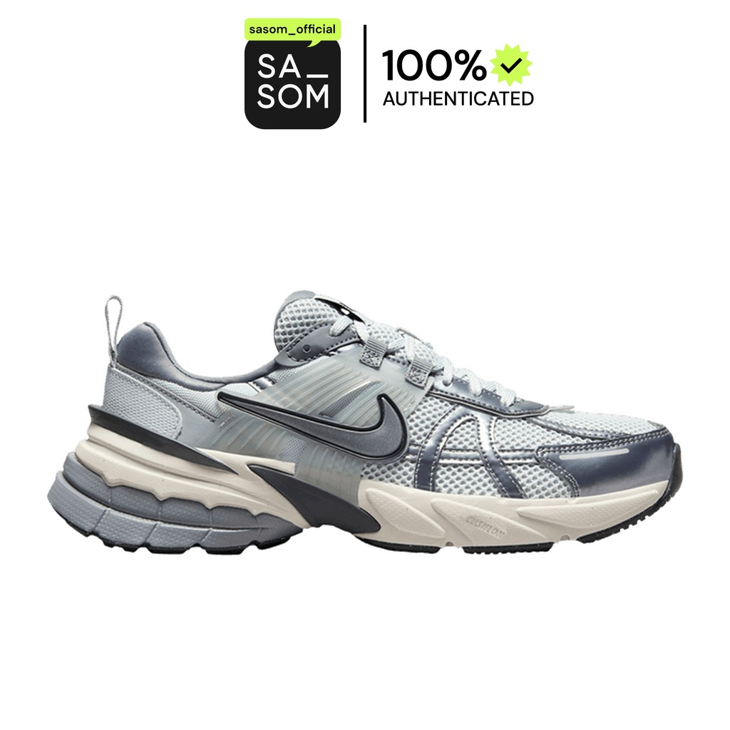 Nike V2K Run Pure Platinum Wolf Grey (Women's) | ของแท้ ตรวจสอบโดย SASOM