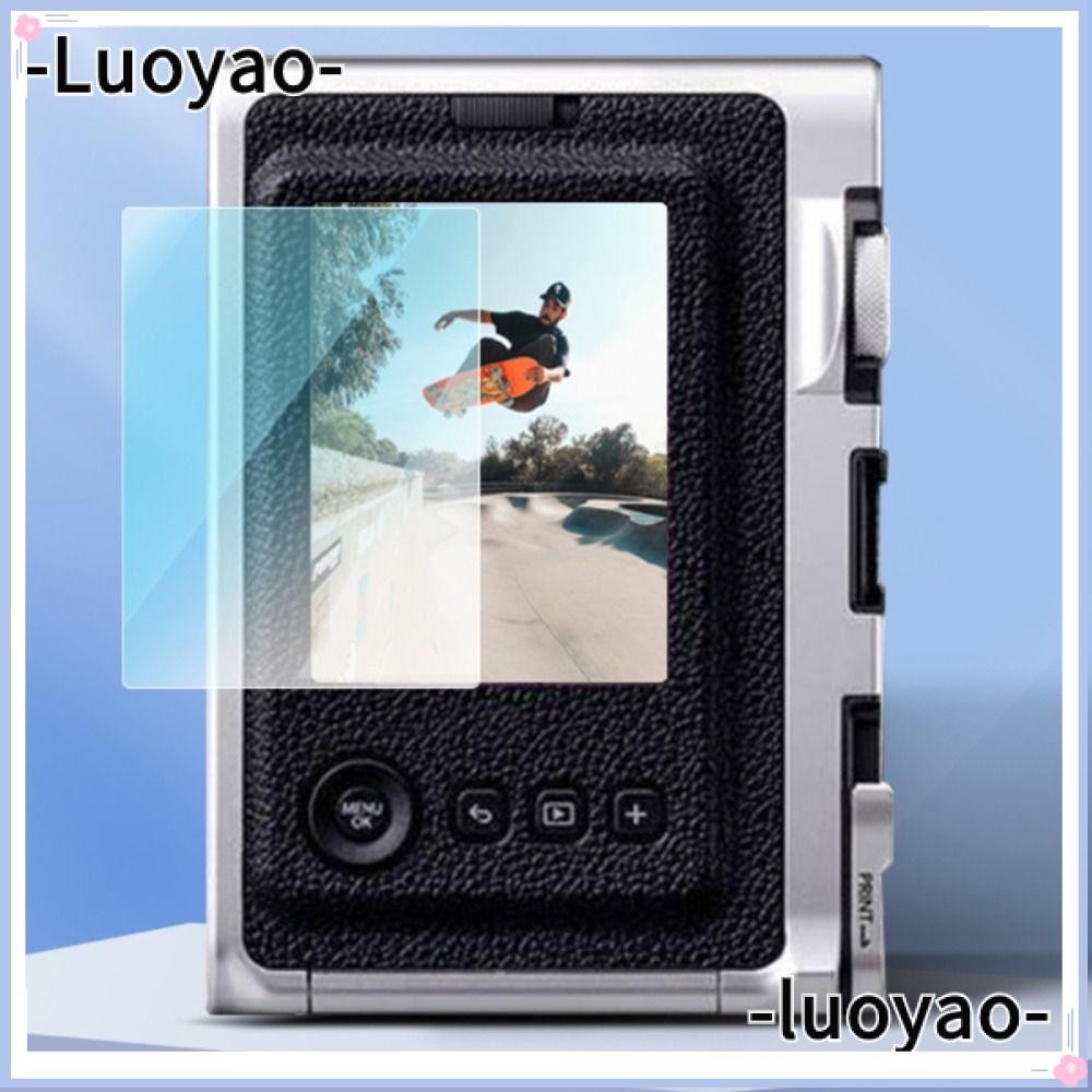 LUOYAO1 ป้องกันหน้าจอ Premium 9H ความแข็ง 2.5D ฟิล์มป้องกันสําหรับ Fujifilm instax mini EVO