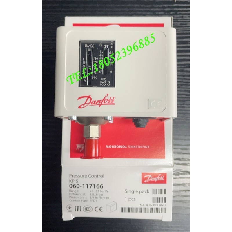 Denfoss สวิตช์แรงดัน KP1/2/5/6W/15/35/36/37/KP44 Danfoss เดิมแท้