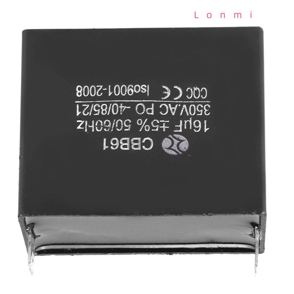 LONMI CBB61 Capacitor, 350V AC 16uF Generator Capacitor, ส่วนประกอบไฟฟ้า 50/60Hz CBB61 -40/85/21 Run