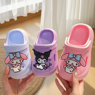 2025 รองเท้ารูเด็ก eva Girls Kuromi Anti-slip Deodorant Outi…