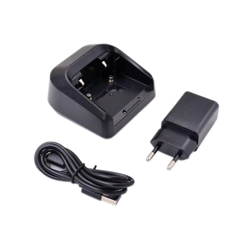 TYT Desktop Charger ฐาน AC US/EU ปลั๊กอะแดปเตอร์ USB สําหรับ TH UV98 Plus HAM วิทยุแหล่งจ่ายไฟถาดชาร
