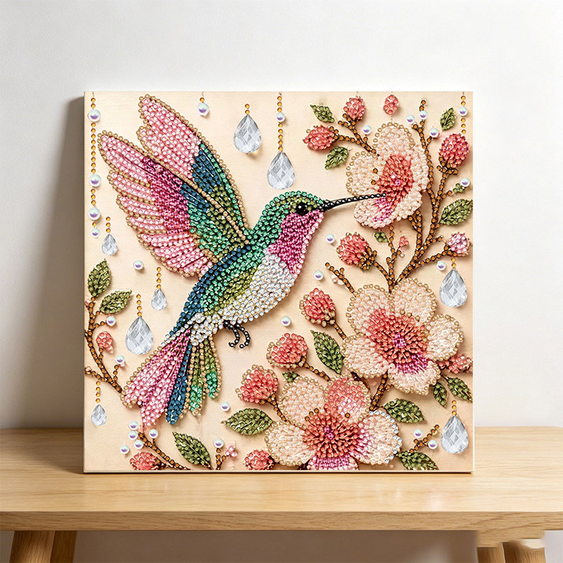 2026 ทําเอง ภาพวาดเพชร ไข่มุก สัตว์ / การออกแบบดอกไม้ | ชุดงานฝีมือกันความเครียด | ตกแต่งบ้านห้องนั่งเล่น