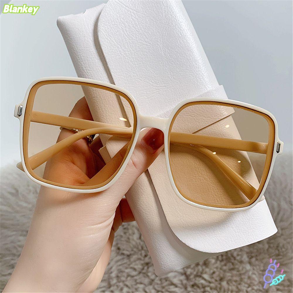 BLANKEFX แว่นกันแดดขนาดใหญ่ Vintage Luxury Driver Goggles กรอบใหญ่