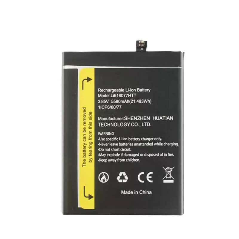 สําหรับ BV4900 5580mAh Li616077HTT แบตเตอรี่โทรศัพท์มือถือทดแทนสําหรับ Blackview BV4900 / BV4900Pro 