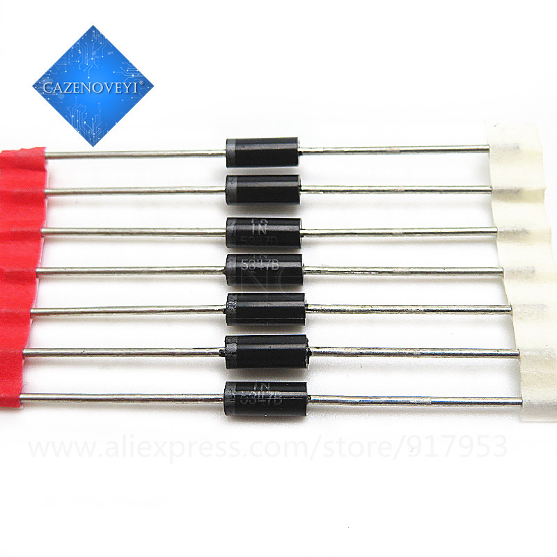 50 ชิ้น 1N5347B IN5347B IN5347 DO-15 Zener diode 10V 5W ชิป