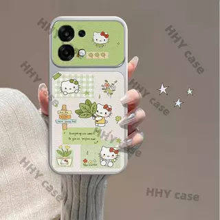 OPPO A6 A5 Pro 5G เคส OPPO A6S A6X 5G เคส OPPO A6X 4G เคส กรณีขนาดเล็กสด Pomelo Leaf Katie Cat ของแท้หนังโทรศัพท์กรณีขนาดใหญ่ดู Full Sheepskin Soft Edge แพคเกจเต็ม