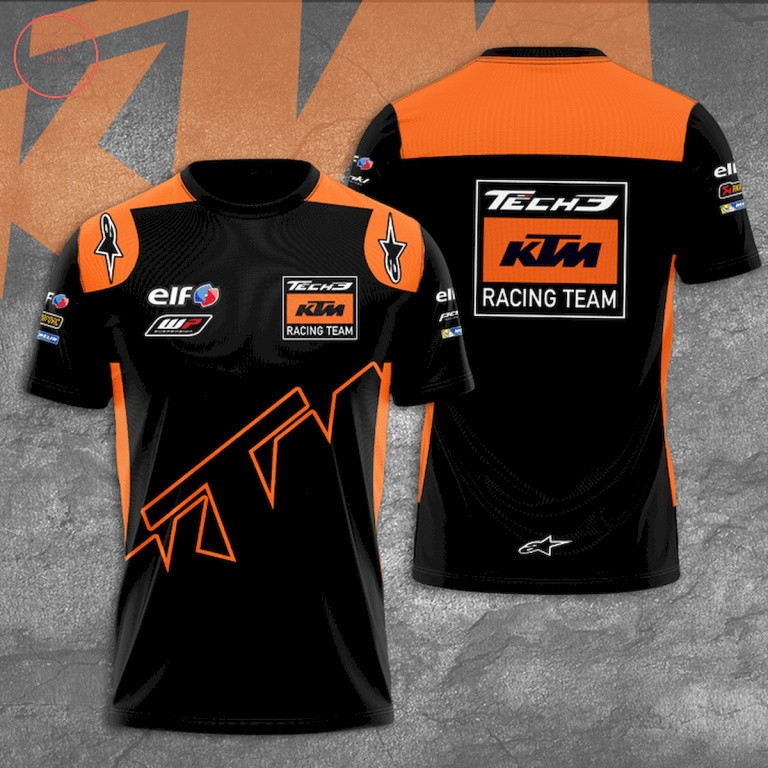 T-3 KTM Racing Team 3D เสื้อยืด