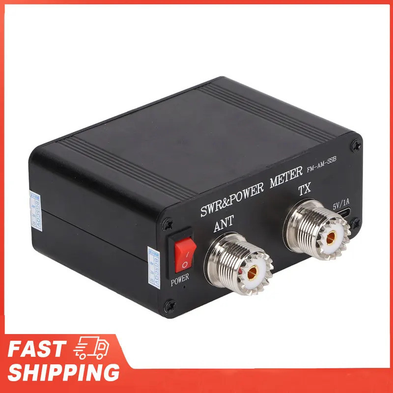 SWR ความถี่ SWR Meter เครื่องทดสอบ SWR Power Meter 120W ดิจิตอลจอแสดงผลยืนเมตรความถี่เครื่องทดสอบสํา