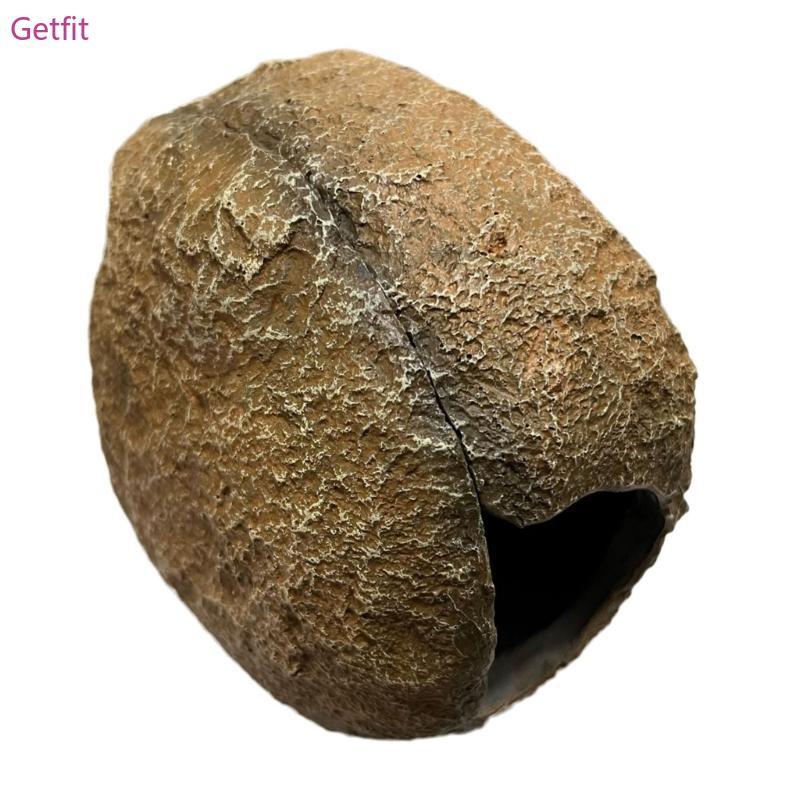 GETF Aquariums Safe Haven Magnetic Rock Cave Shelter สําหรับปลาและสัตว์เลื้อยคลาน Shelter
