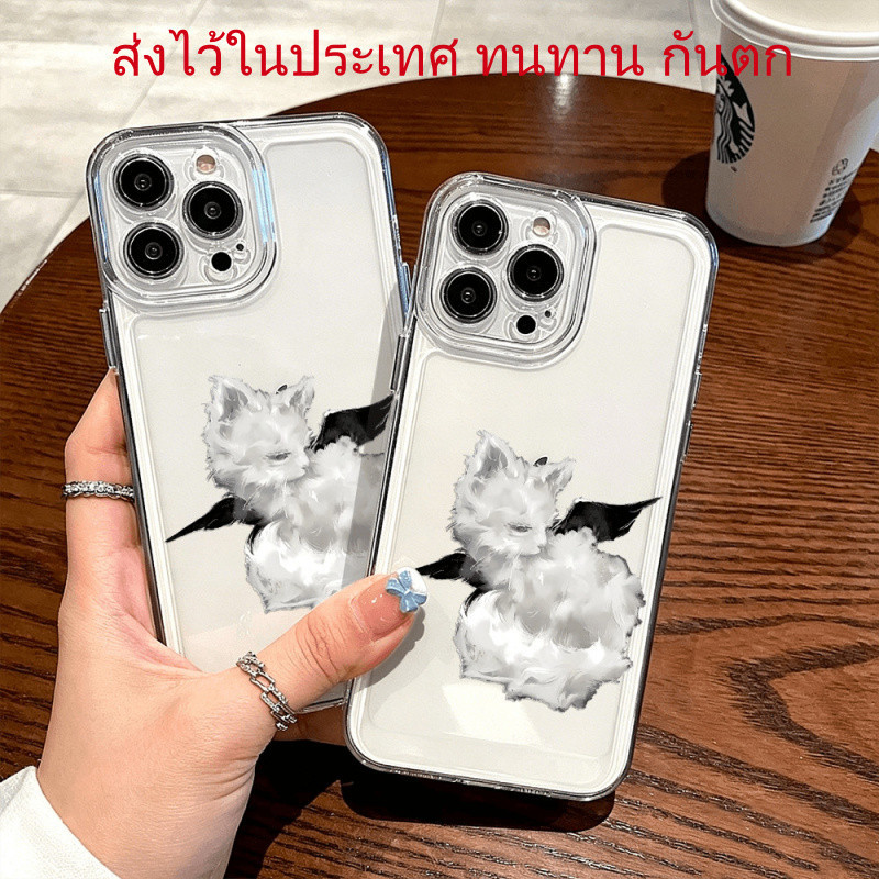 เคสไอโฟนกันกระแทกไม่เหลือง ดีไซน์เก๋ เท่ห์สไตล์ฮาโลวีน 11-17 Pro Max พร้อมส่ง ดูดี ทนทาน ใช้ได้ทุกเทศกาล ฮาโลวีน        