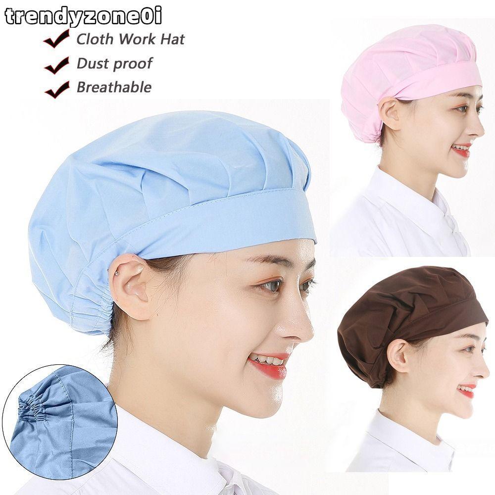 TRENDYZONE0I Wrap Hair Hat, Bundled Hair Food Service หมวกทํางานกันฝุ่น, เครื่องประดับทํางานแถบคาดศี