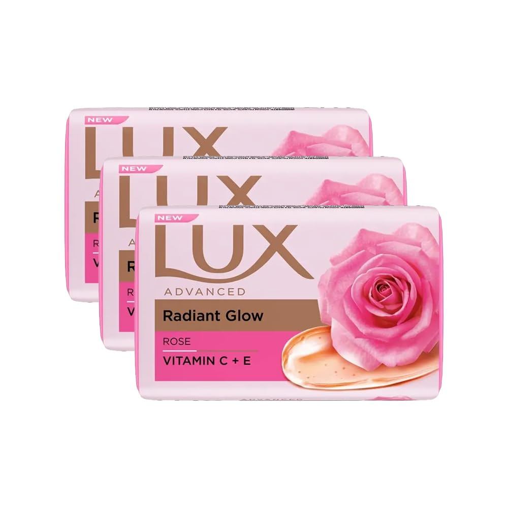 LUX Soft Touch Silk Essence & Rose Water Soap Bar, 3x150g O7L1