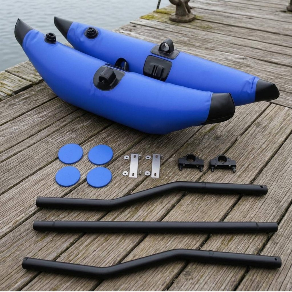 Inflatable Kayak Outrigger ชุดซ่อมแพทช์ Kayak Stabilizer Outrigger Paddling Craft Stabilizer ชุดแบบพ