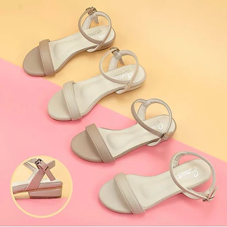 Sherlot รองเท้ารัดส้น สูง 1 นิ้ว รุ่น Baby Ami