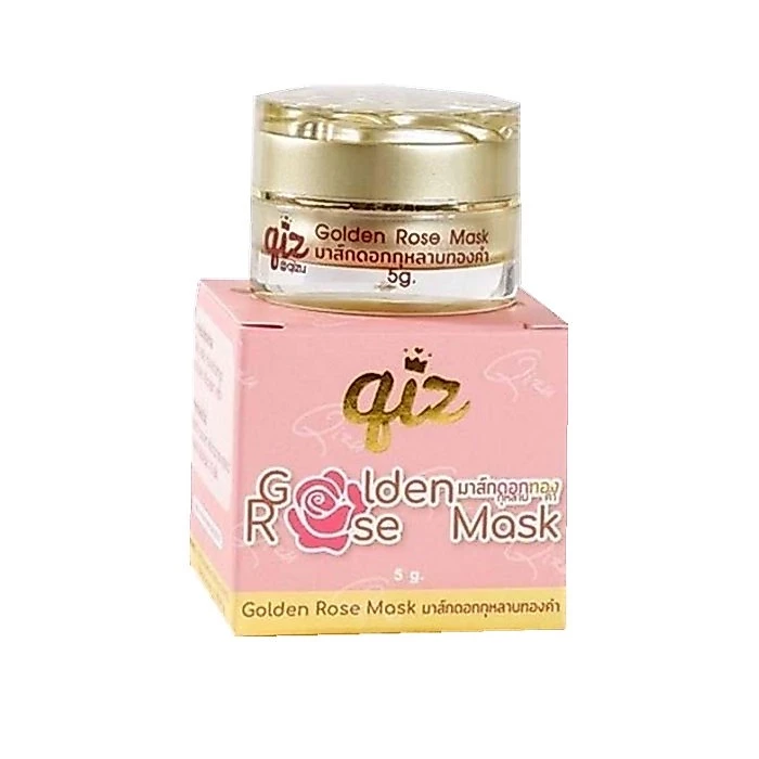*มาส์กดอกกุหลาบทองคำ Qiz Golden Rose Mask 5 กรัม