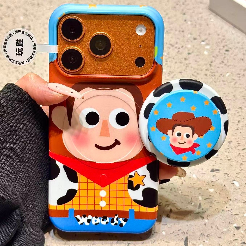 น่ารักหน้าใหญ่ถามรุ่นเคสโทรศัพท์ผ้ายีนส์สําหรับ ไอโฟน17 16 15 มือโปร สูงสุด กันกระแทกป้องกันกล้องป้องกันการตกฮาร์ดปกหลัง