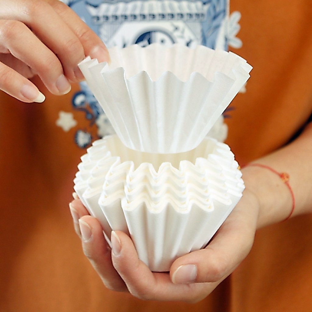 Wave Paper Filter กระดาษกรอง ฟิลเตอร์ ตัวกรองกาแฟ แบบหยัก (50ชิ้น)