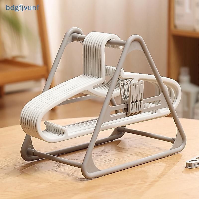 Bdgf Organiser พับ Home Travel ราวแขวนเสื้อผ้า Organiser Drying Rack Storage ซักรีด Organiser อุปกรณ์ราวแขวนเสื้อผ้า TH