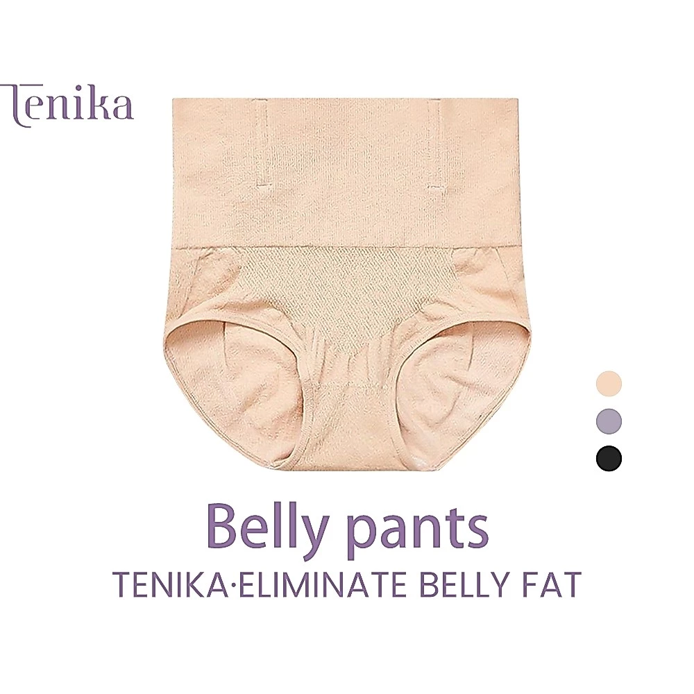 TENIKA กางเกงในเก็บพุง เอวสูง กางเกงในไร้ขอบ เนื้อผ้าใส่สบาย มีแกนกันม้วน ลดหน้าท้อง กระชับพุง