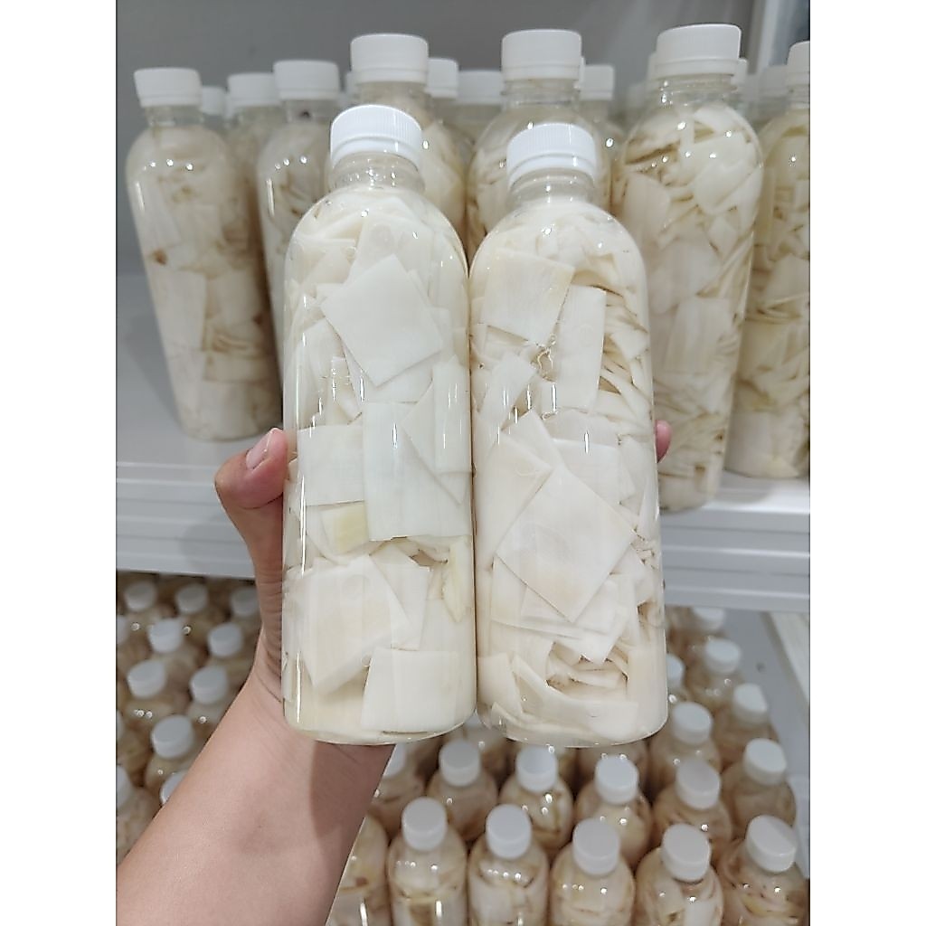 หน่อไม้ดองแผ่น 500ml คัดอ่อน กรอบ อร่อย
