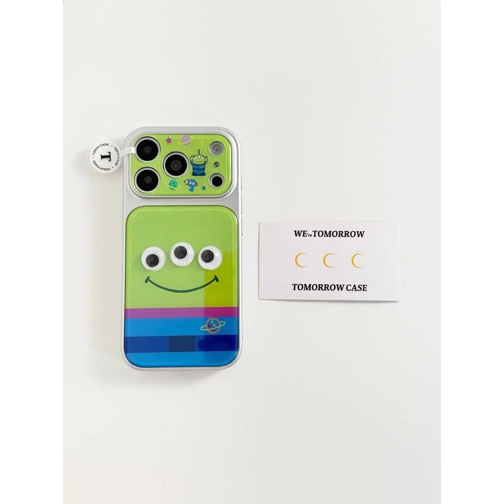 เคสโทรศัพท์เหมาะสําหรับiPhone X XS XR XSMAX 11 12 13 14 15 16 17 Pro max Plus Airการ์ตูนLittle Three-Eyed Monster Shock-Resistant Shock-Resistantเคสรวมทุกอย่างNN0O