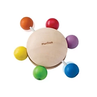 PlanToys ของเล่นไม้ 5297 Pull & Grasp ทรงกลมฝึกจับและดึง ของเล่นไม้ สำหรับเด็กอายุ 9 เดือน ขึ้นไป