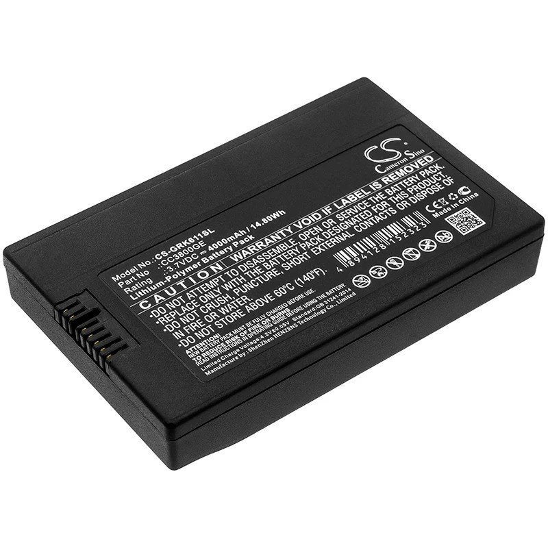 3.7V 4000mAh แบตเตอรี่ CC3800GE สําหรับ GE Druck DPI 611, DPI 612, DPI 612 Flex , DPI611 DPI612 + เค