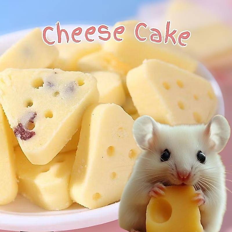 ซีสเค้ก🐹 เเสนอร่อย หลากรส ราคาชิ้นละ ขนมทานเล่นสัตว์เลี้ยงทำจากนมวัวเเท้ เเคลเซี่ยมสูง  จัดส่งทุกวัน✅️ มีเก็บปลายทาง💯