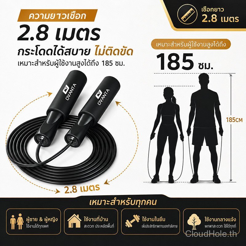 7ปอน เชือกกระโดดมืออาชีพ รังไข่ เชือกพีวีซีคุณภาพสูง ป้องกันการไขลาน ด้ามจับนุ่ม ด้ามจับสบาย ความยาวปรับได้.เหมาะสําหรับการออกกําลังกาย นักมวย ฟิตเนส เชือกข้าม