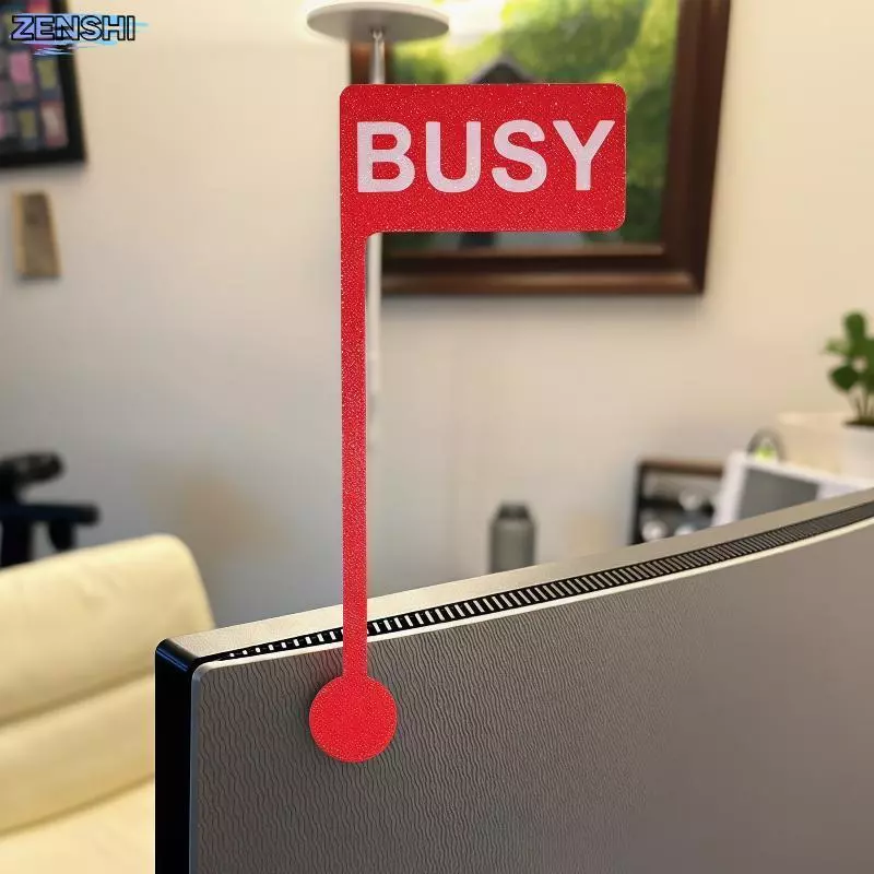 [Zen-t] Fun Office Busy Flag On Call Sign ของขวัญบ้านสร้างสรรค์สําหรับมืออาชีพที่ยุ่งและคนงาน
